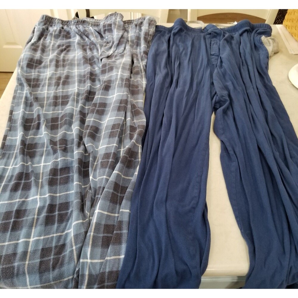 Mens pajamas king size size 3xl big and hanes size 3xl 2 two pair total